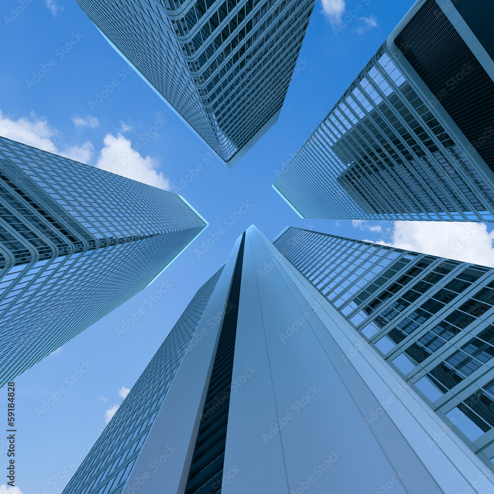 Fototapeta premium office buildings