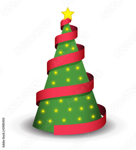 Wallpaper Mural Christmas tree Torontodigital.ca