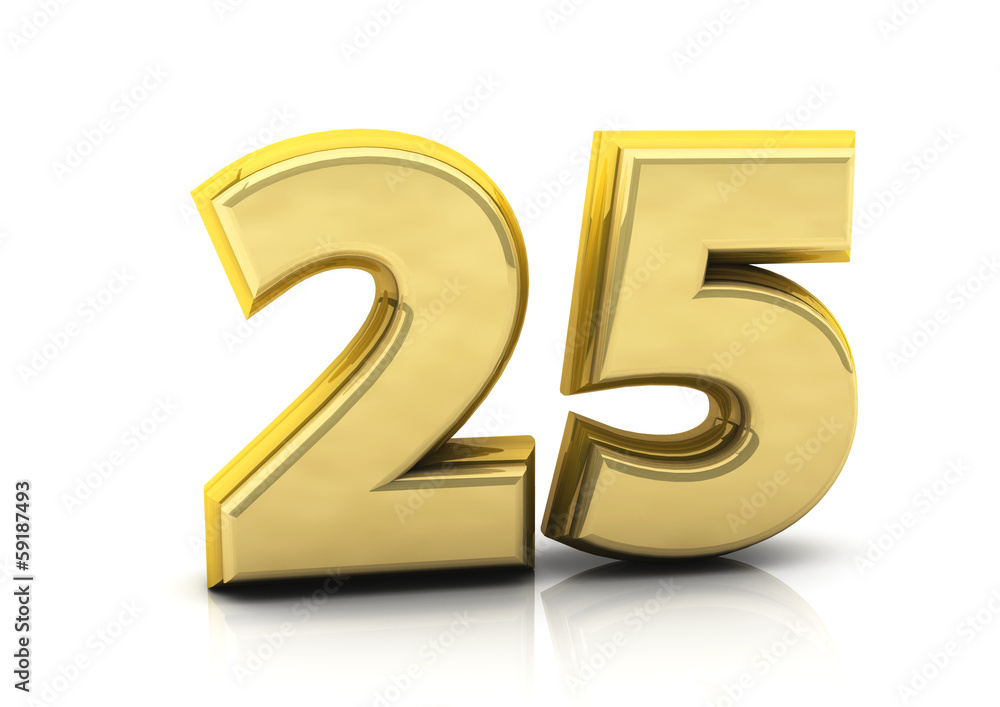 3d number twenty five 3d number twenty five