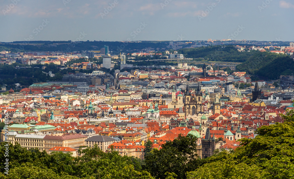 View of Prague Old Town (Stare Mesto) - Czech Republic