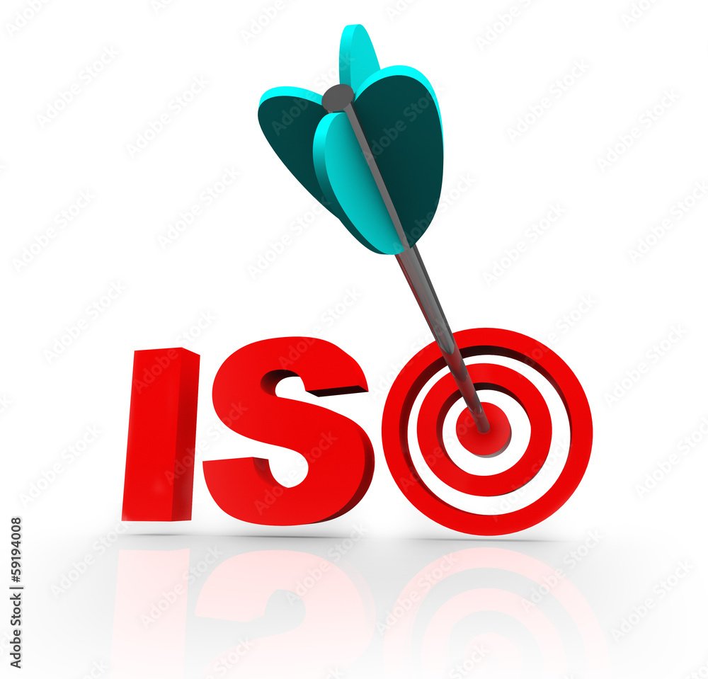 ISO Word Acroynm Target Arrow Certified Company ISO Word Acroynm Target Arrow Certified Company