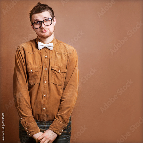 Hipster style guy