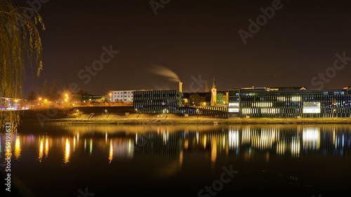 Faculty of Medicine in Maribor by night  long exposure