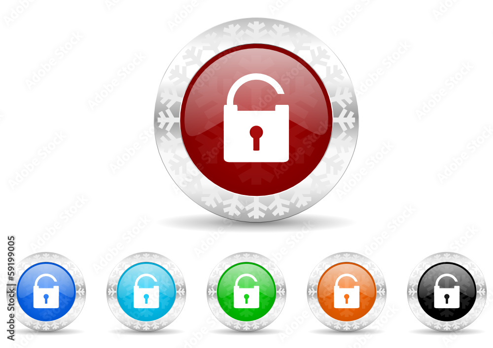 padlock icon vector set padlock icon vector set