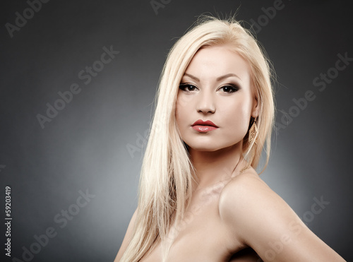 Glamorous blonde with a sexy attitude