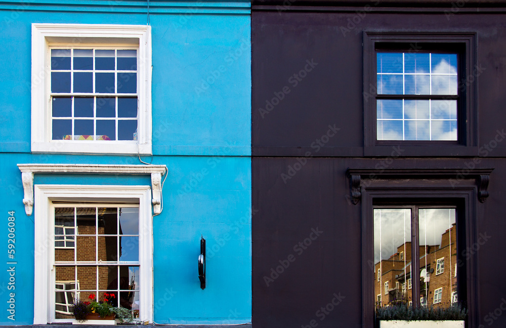 Fototapeta premium portobello road houses