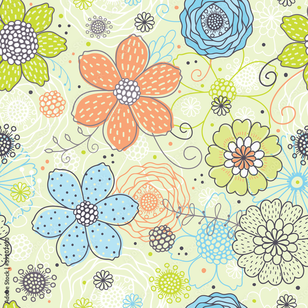 Seamless floral pattern Seamless floral pattern