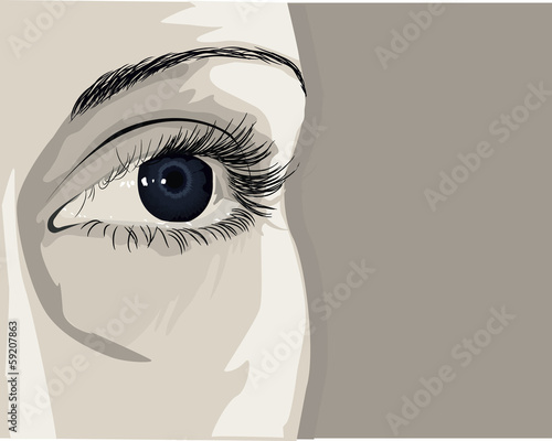 Woman eye