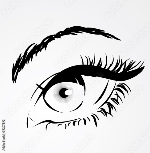 Woman eye