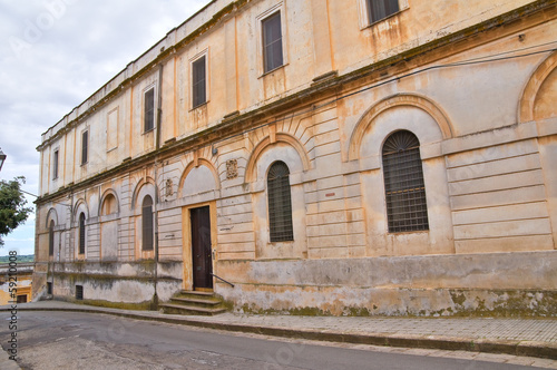 Fototapeta Naklejka Na Ścianę i Meble -  Seminary palace. Ugento. Puglia. Italy.