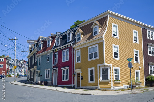 Tablou pe pânză Newfoundland Houses