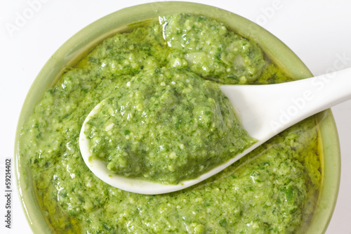 pesto sauce photo