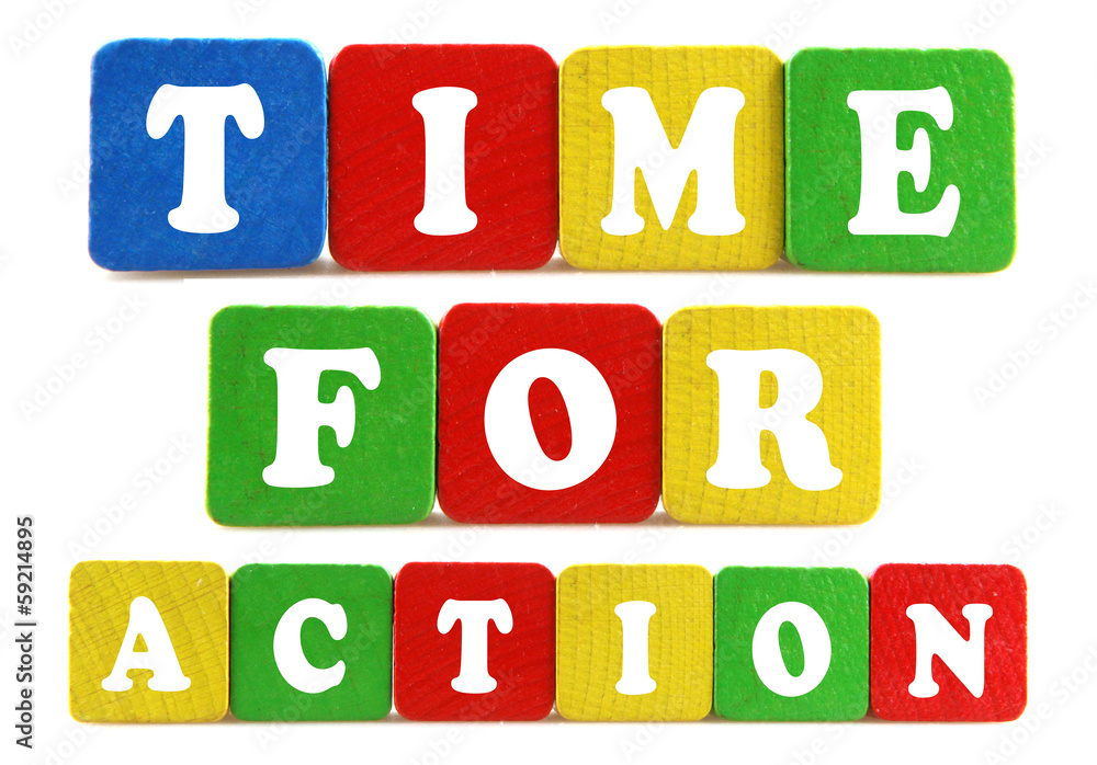 time for action concept time for action concept