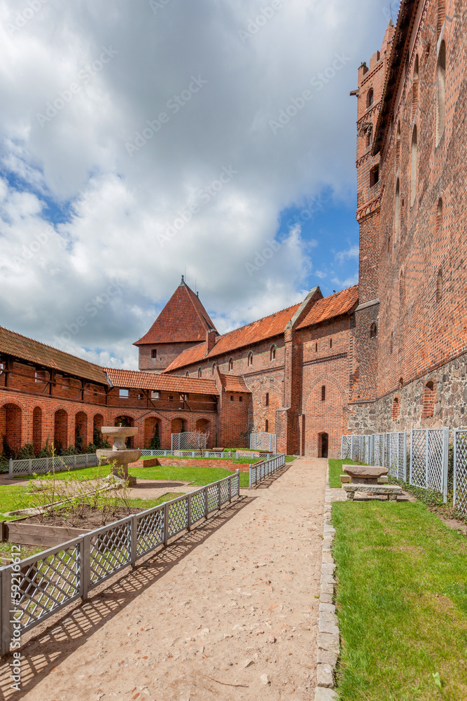 The Castle of the Teutonic Order in Malbork