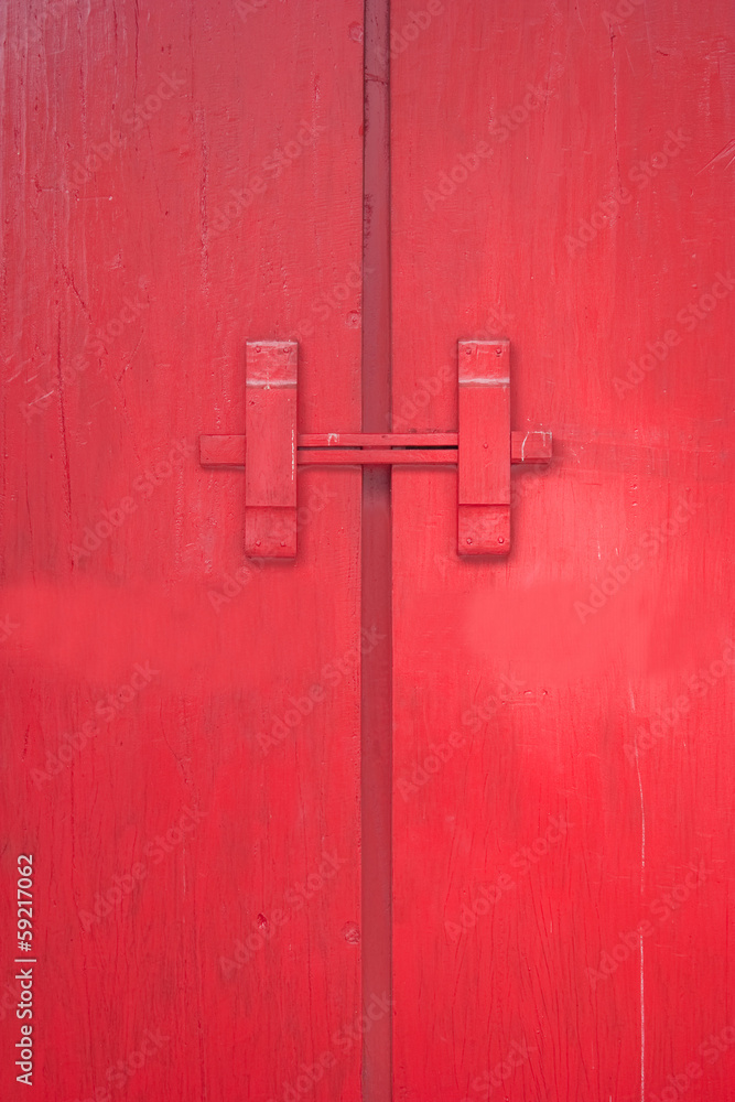 The red door. The red door.