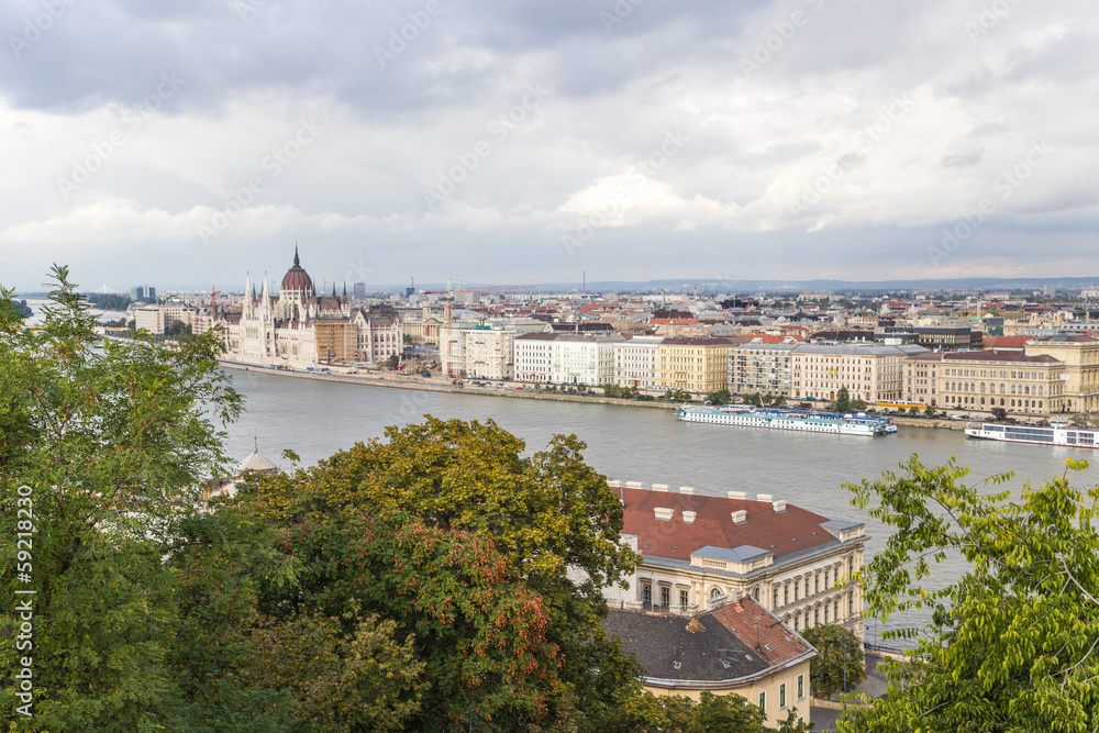 View of Pest, including the Banks of the Danube
