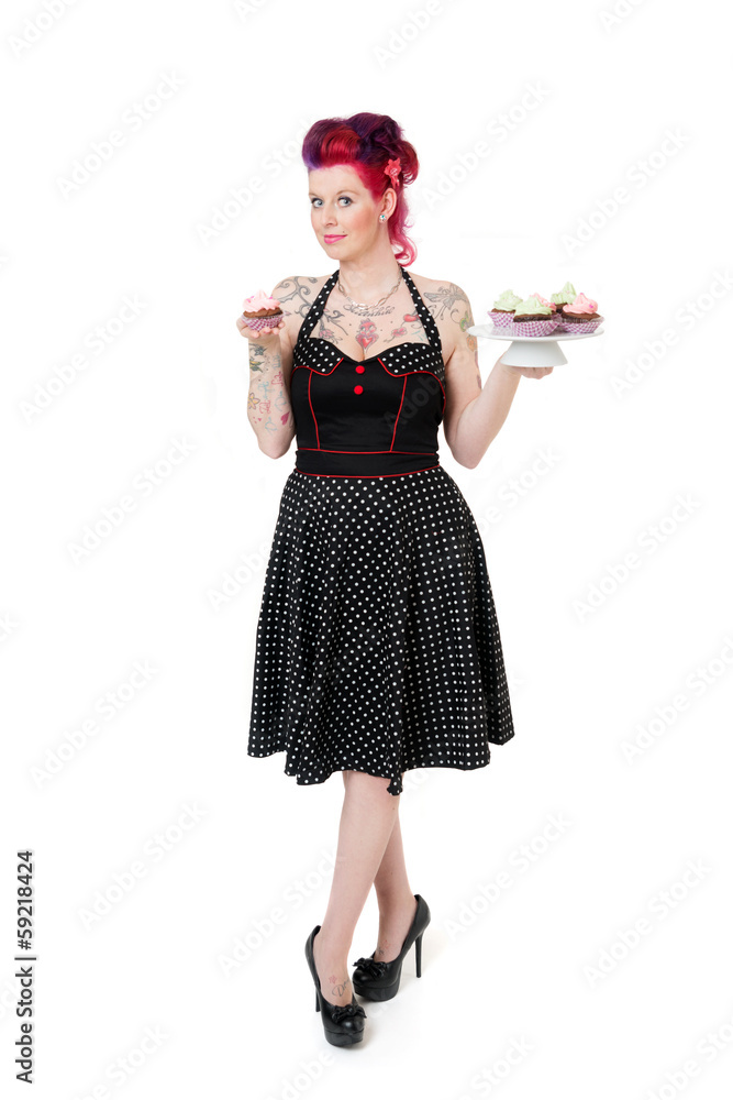 Cupcakes servieren Cupcakes servieren