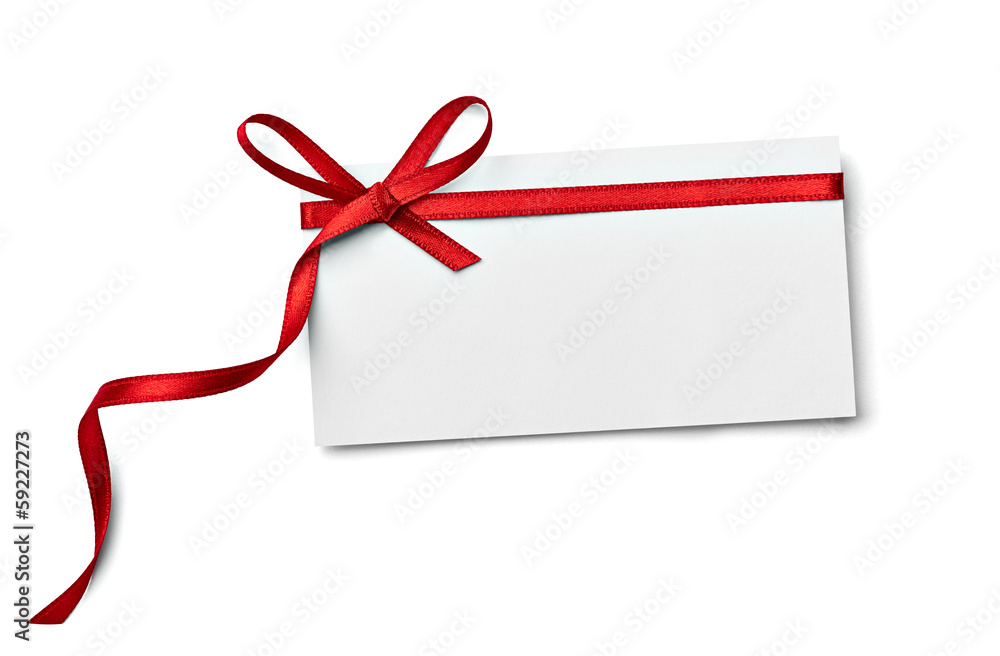 ribbon bow card note chirstmas celebration greeting ribbon bow card note chirstmas celebration greeting