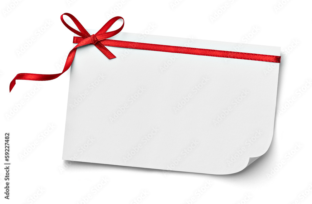 ribbon bow card note chirstmas celebration greeting ribbon bow card note chirstmas celebration greeting