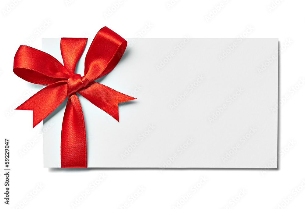 ribbon bow card note chirstmas celebration greeting ribbon bow card note chirstmas celebration greeting