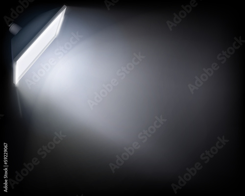 Studio Lights. Vector illustration.