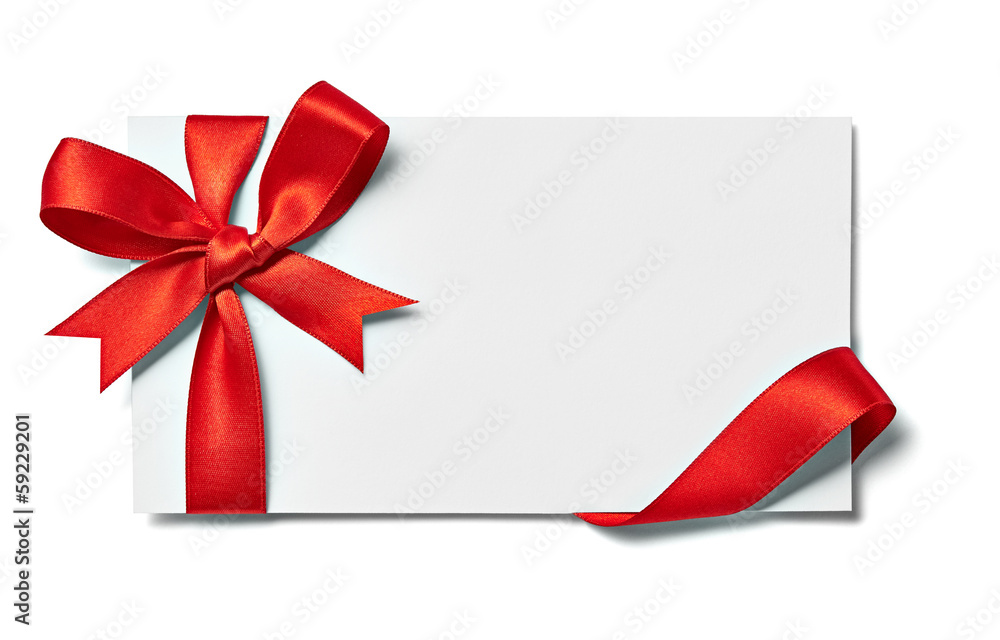 ribbon bow card note chirstmas celebration greeting ribbon bow card note chirstmas celebration greeting