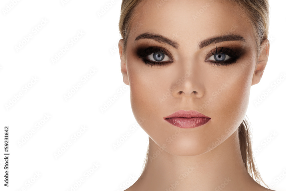Beautiful face of young adult woman Beautiful face of young adult woman