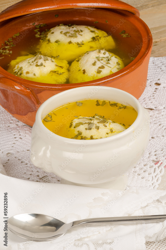 Matza ball soup Matza ball soup