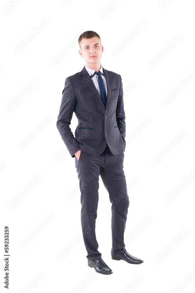 young handsome man in a classic suit young handsome man in a classic suit