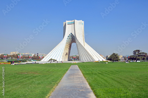 Azadi tower in Tehran,Iran