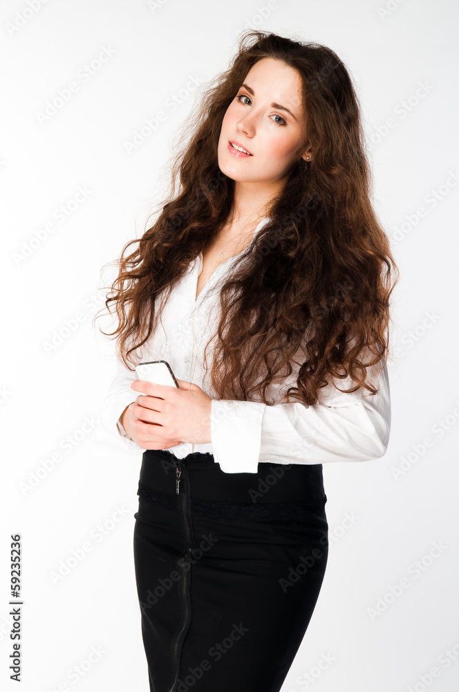 portrait of a young and beautiful woman portrait of a young and beautiful woman