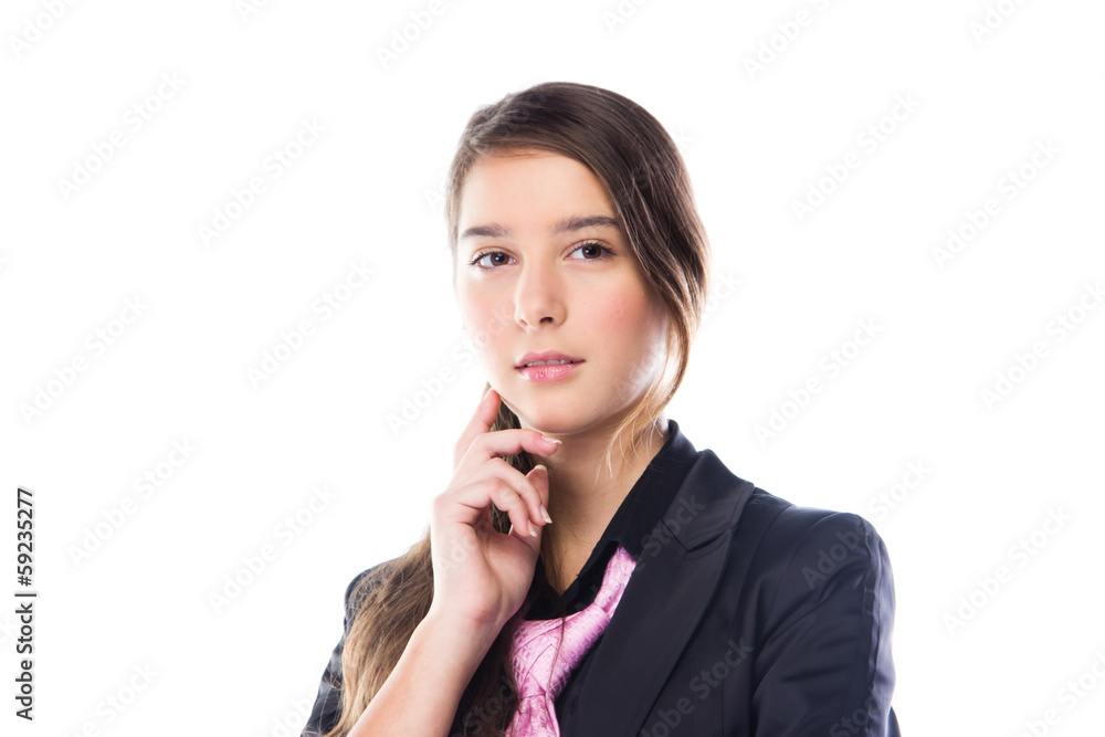 portrait of a young and beautiful woman portrait of a young and beautiful woman