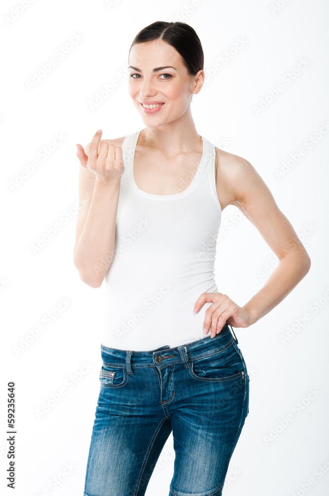 portrait of a young and beautiful woman portrait of a young and beautiful woman