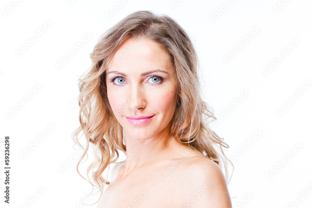portrait of a young and beautiful woman portrait of a young and beautiful woman