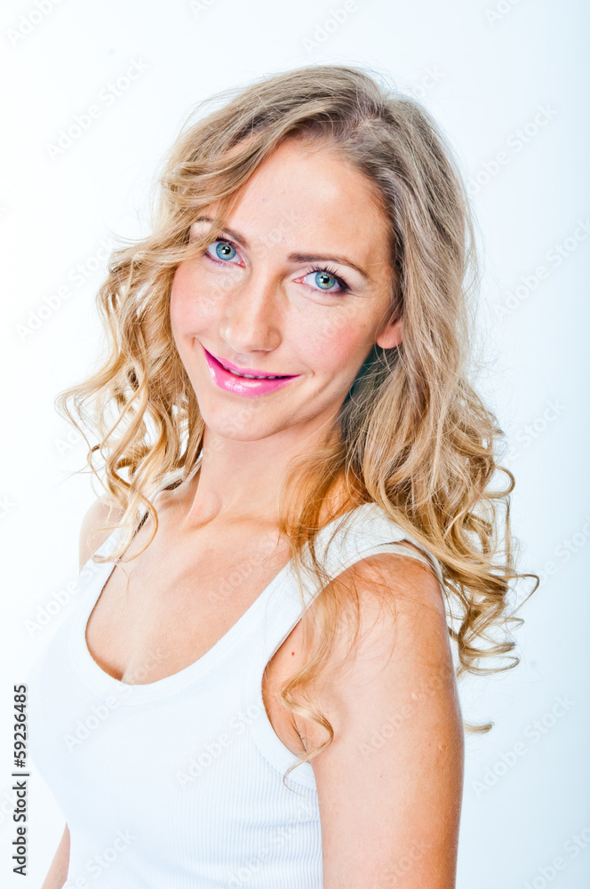 portrait of a young and beautiful woman