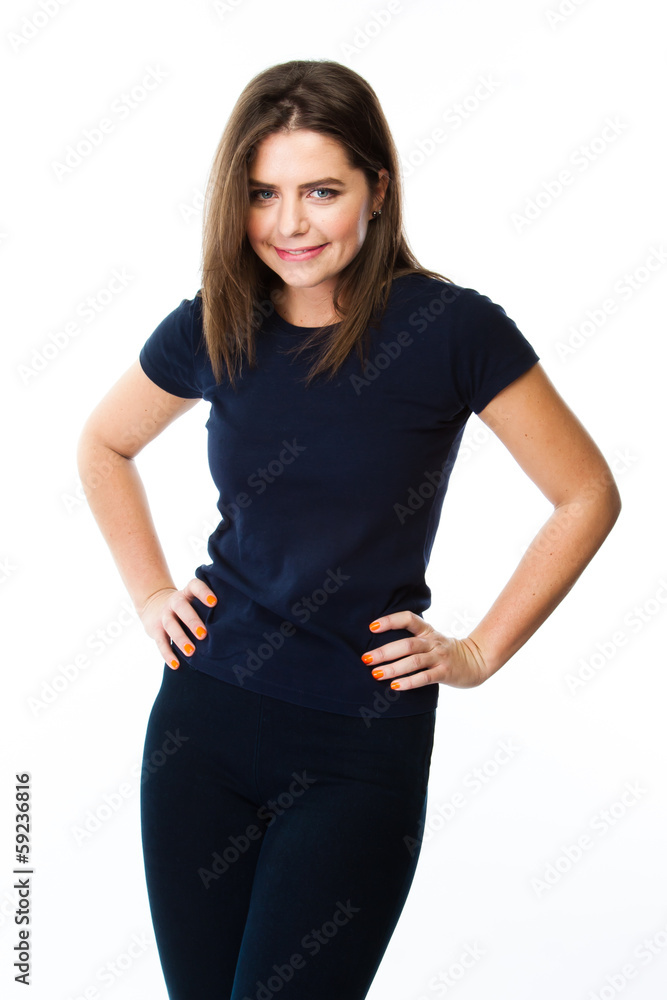portrait of a young and beautiful woman portrait of a young and beautiful woman