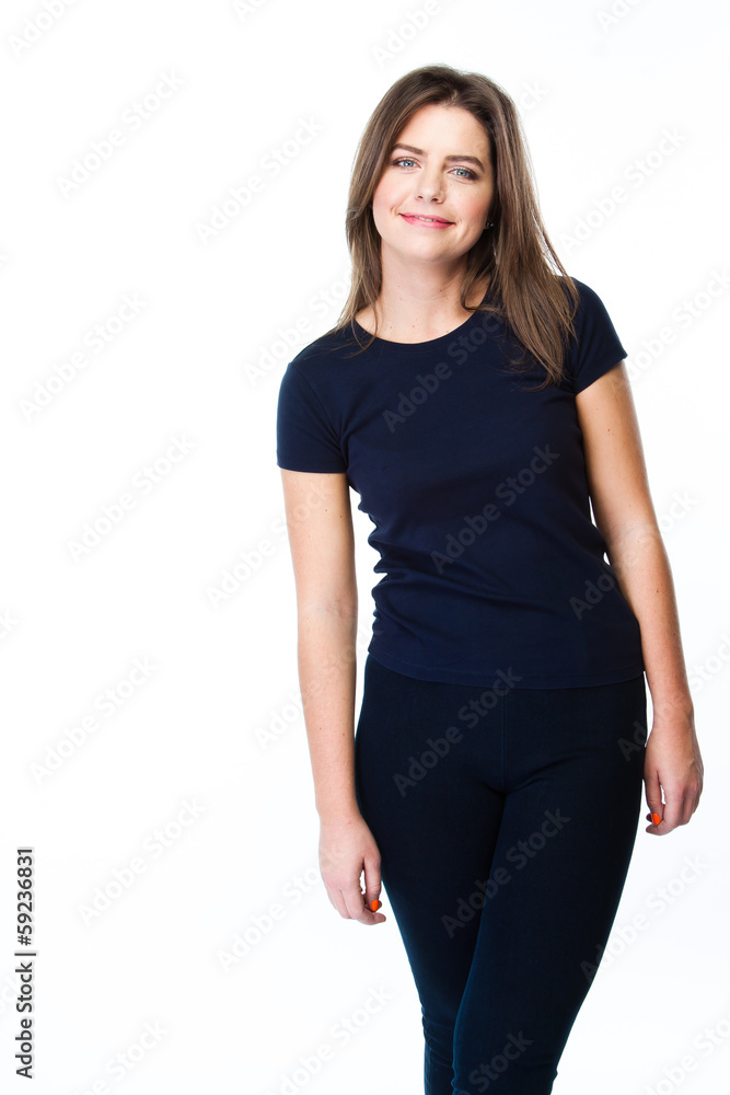 portrait of a young and beautiful woman portrait of a young and beautiful woman