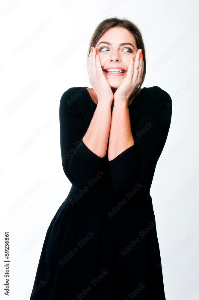 portrait of a young and beautiful woman