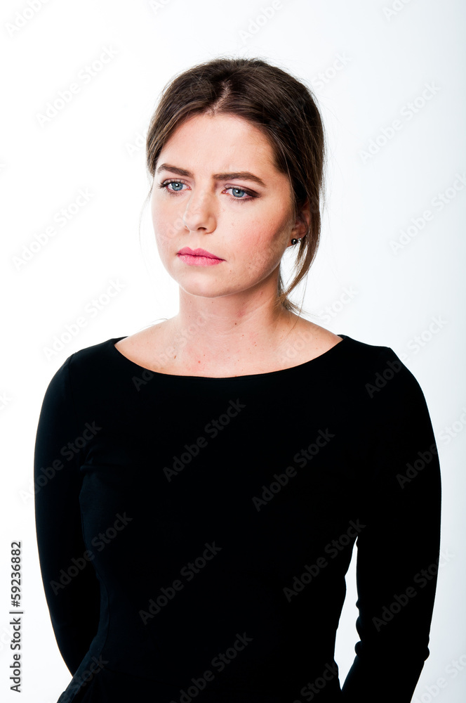 portrait of a young and beautiful woman portrait of a young and beautiful woman