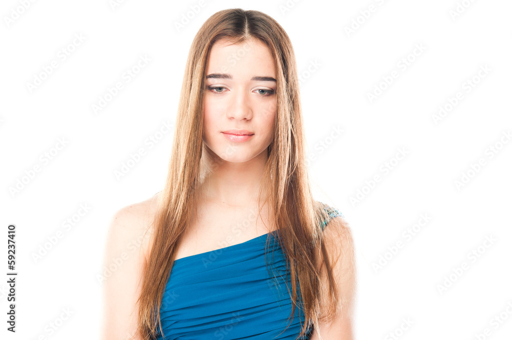 portrait of a young and beautiful woman portrait of a young and beautiful woman
