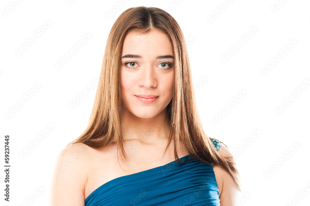 portrait of a young and beautiful woman portrait of a young and beautiful woman