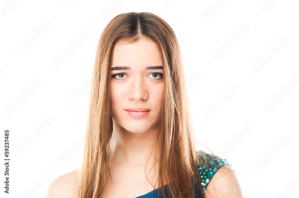 portrait of a young and beautiful woman portrait of a young and beautiful woman
