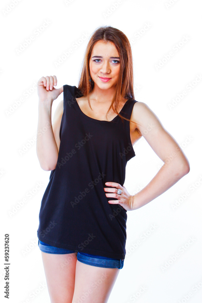 portrait of a young and beautiful woman portrait of a young and beautiful woman