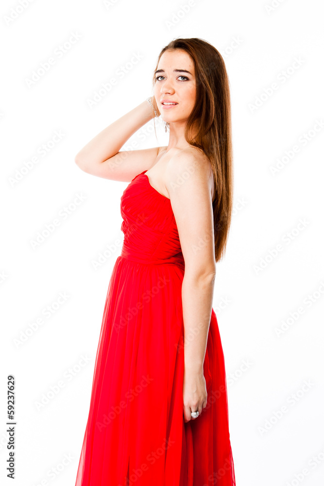 portrait of a young and beautiful woman portrait of a young and beautiful woman