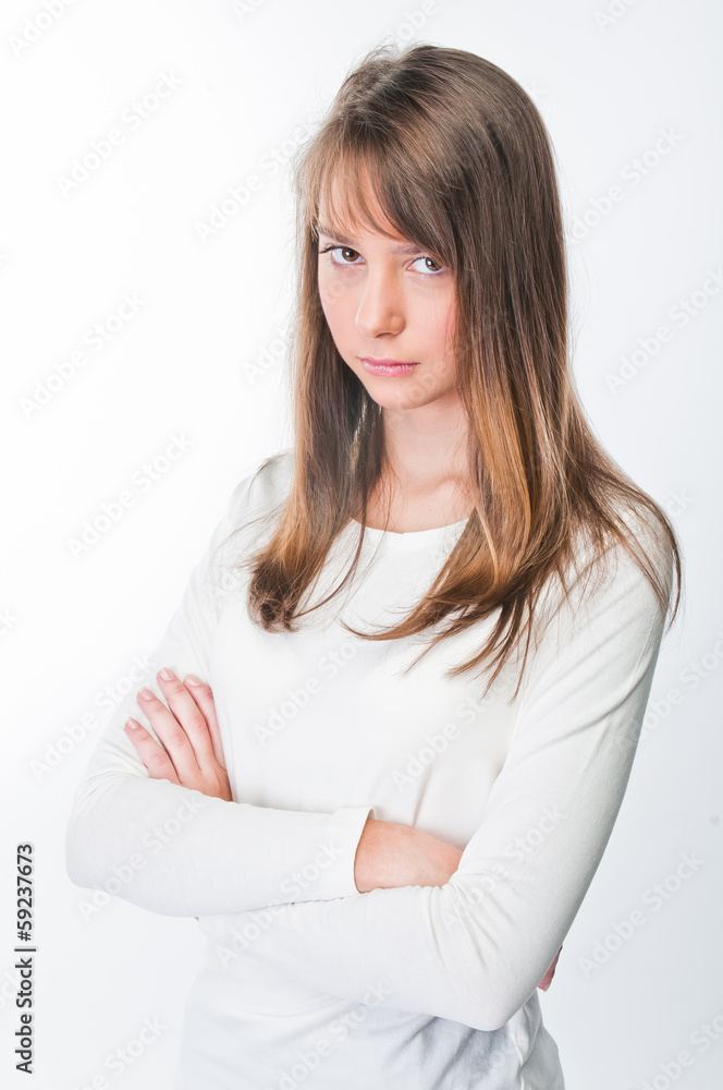 portrait of a young and beautiful woman portrait of a young and beautiful woman