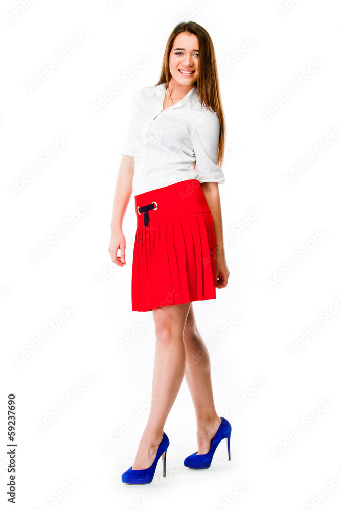 portrait of a young and beautiful woman portrait of a young and beautiful woman