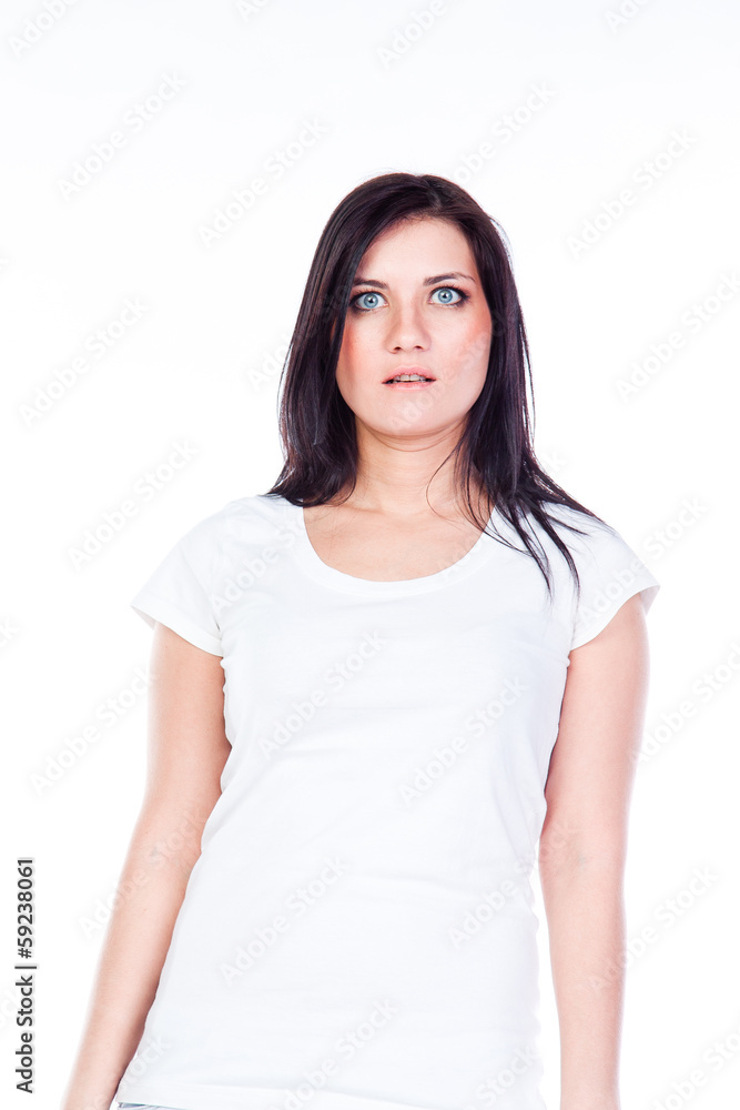 portrait of a young and beautiful woman portrait of a young and beautiful woman