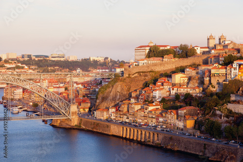 Bridge of Luis I over Douro river , Porto, Portugal