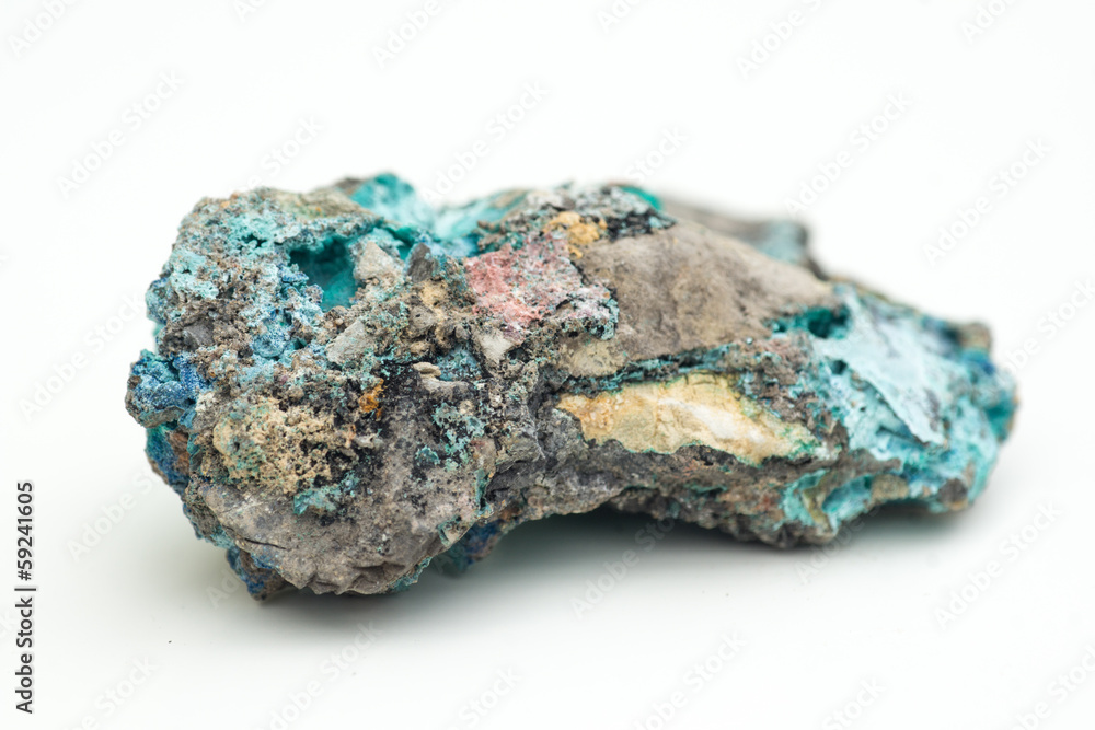Malachite with azurite Malachite with azurite
