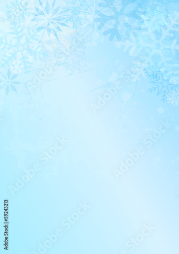 Winter Snowflakes Background